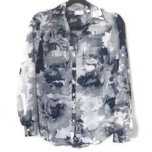 New York & Co Button Down Collar Shirt, XS